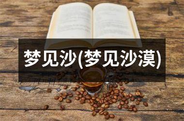 <h3>梦见沙(梦见沙漠)
