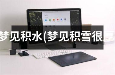 <h3>梦见积水(梦见积雪很厚)