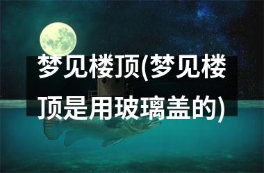梦见楼顶(梦见楼顶是用玻璃盖的)