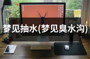 梦见抽水(梦见臭水沟)