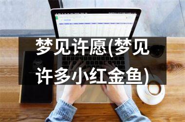 <h3>梦见许愿(梦见许多小红金鱼)