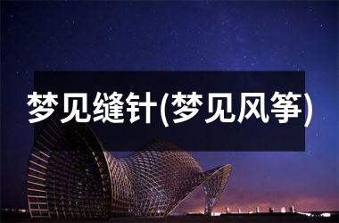 <h3>梦见缝针(梦见风筝)