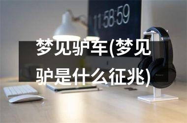 梦见驴车(梦见驴是什么征兆)