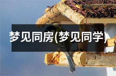 梦见同房(梦见同学)