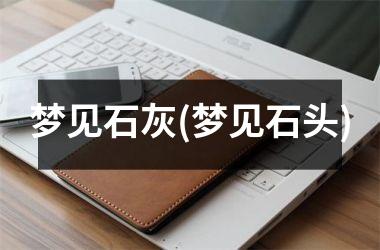 <h3>梦见石灰(梦见石头)