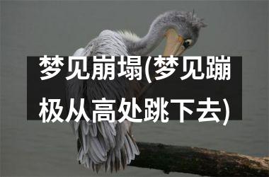<h3>梦见崩塌(梦见蹦极从高处跳下去)