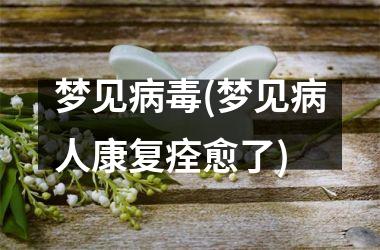 <h3>梦见病毒(梦见病人康复痊愈了)