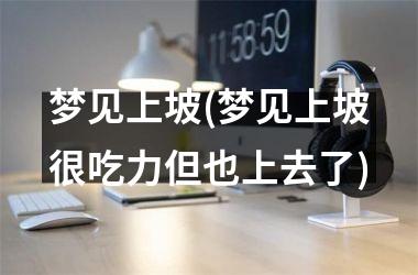 <h3>梦见上坡(梦见上坡很吃力但也上去了)