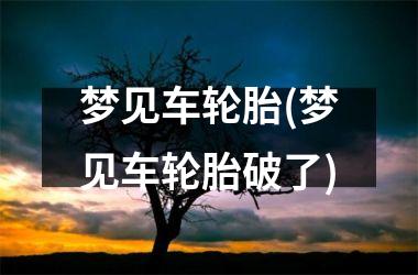 梦见车轮胎(梦见车轮胎破了)