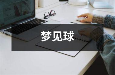 <h3>梦见球