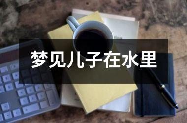 <h3>梦见儿子在水里