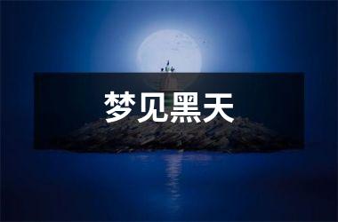 <h3>梦见黑天