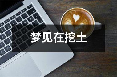 <h3>梦见在挖土