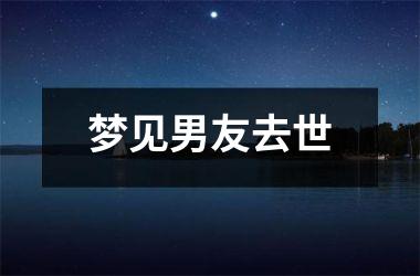 <h3>梦见男友去世