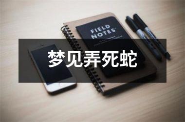 <h3>梦见弄死蛇