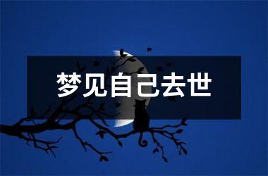 <h3>梦见自己去世