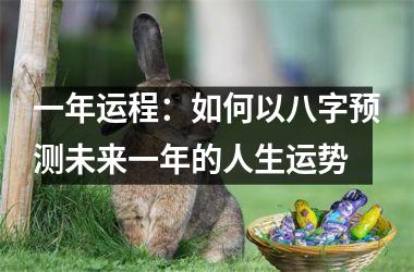 <h3>一年运程：如何以八字预测未来一年的人生运势