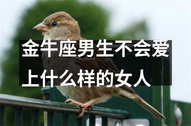 <h3>金牛座男生不会爱上什么样的女人