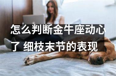 怎么判断金牛座动心了 细枝末节的表现