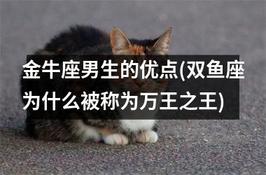 金牛座男生的优点(双鱼座为什么被称为万王之王)