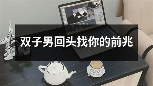 <h3>双子男回头找你的前兆