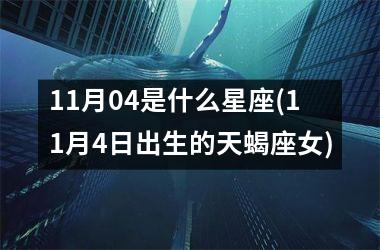 <h3>11月04是什么星座(11月4日出生的天蝎座女)