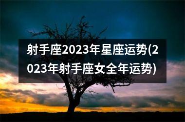 射手座2023年星座运势(2023年射手座女全年运势)