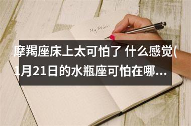 摩羯座床上太可怕了 什么感觉(1月21日的水瓶座可怕在哪里)