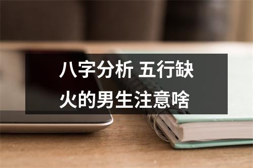 <h3>八字分析五行缺火的男生注意啥