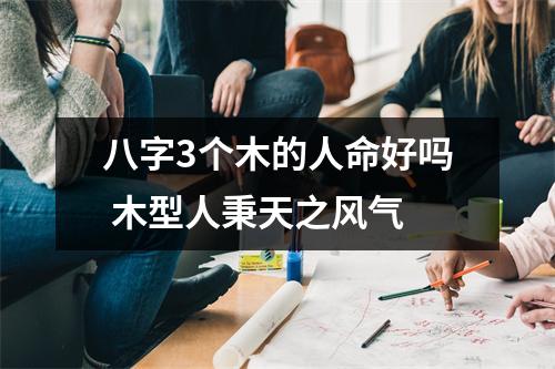<h3>八字3个木的人命好吗木型人秉天之风气