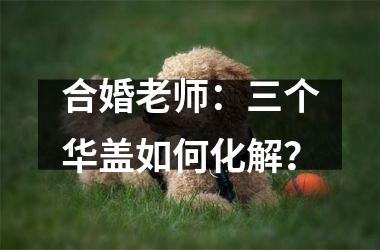 合婚老师：三个华盖如何化解？