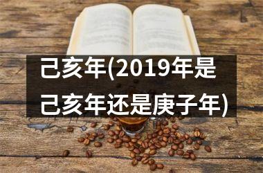 <h3>己亥年(2019年是己亥年还是庚子年)