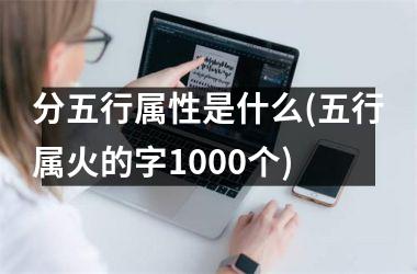 <h3>分五行属性是什么(五行属火的字1000个)