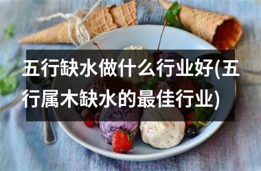 <h3>五行缺水做什么行业好(五行属木缺水的最佳行业)