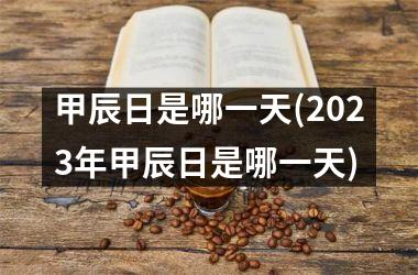 <h3>甲辰日是哪一天(2025年甲辰日是哪一天)