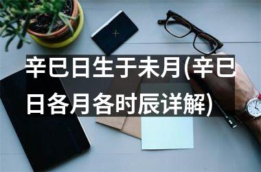 <h3>辛巳日生于未月(辛巳日各月各时辰详解)