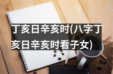 <h3>丁亥日辛亥时(八字丁亥日辛亥时看子女)