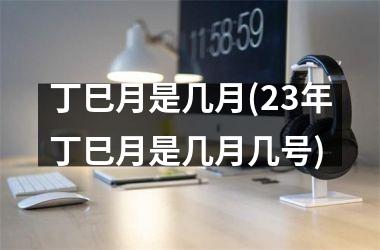 <h3>丁巳月是几月(23年丁巳月是几月几号)