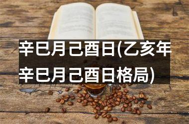 <h3>辛巳月己酉日(乙亥年辛巳月己酉日格局)