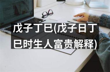 <h3>戊子丁巳(戊子日丁巳时生人富贵解释)