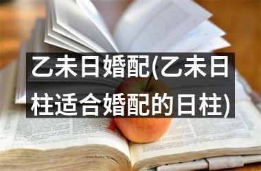 <h3>乙未日婚配(乙未日柱适合婚配的日柱)