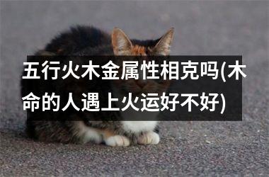 <h3>五行火木金属性相克吗(木命的人遇上火运好不好)