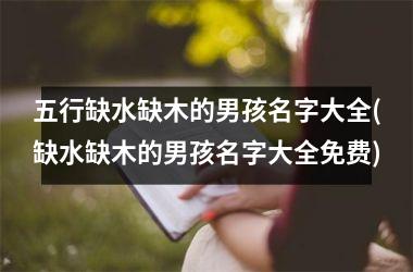 <h3>五行缺水缺木的男孩名字大全(缺水缺木的男孩名字大全免费)
