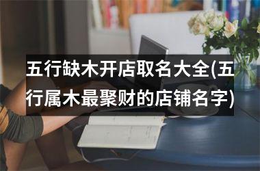 <h3>五行缺木开店取名大全(五行属木最聚财的店铺名字)