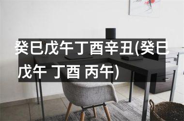 <h3>癸巳戊午丁酉辛丑(癸巳 戊午 丁酉 丙午)