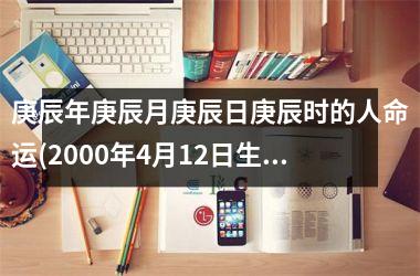 <h3>庚辰年庚辰月庚辰日庚辰时的人命运(2000年4月12日生辰八字)