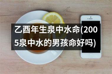 <h3>乙酉年生泉中水命(2005泉中水的男孩命好吗)