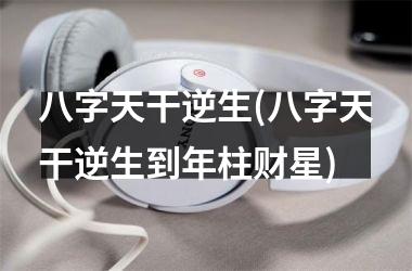 <h3>八字天干逆生(八字天干逆生到年柱财星)