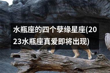<h3>水瓶座的四个孽缘星座(2025水瓶座真爱即将出现)