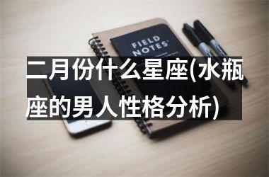 <h3>二月份什么星座(水瓶座的男人性格分析)
